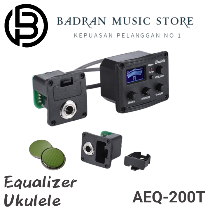 BMS PREAMP GITAR / UKULELE Preamp 3band Dengan LCD Display Lazada