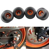 สำหรับ KTM DUKE 390 DUKE125/200/RC 390/RC 125/200ด้านข้างด้านหน้ารถจักรยานยนต์ล้อเลื่อนความผิดพลาดลูกป้องกันตกหน้าหลังที่กันขอบล้อ