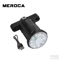 MEROCA จักรยานสมาร์ทไฟท้ายกันน้ำ USB ชาร์จ7สีไฟท้ายขี่เตือนความปลอดภัยจักรยานไฟท้าย