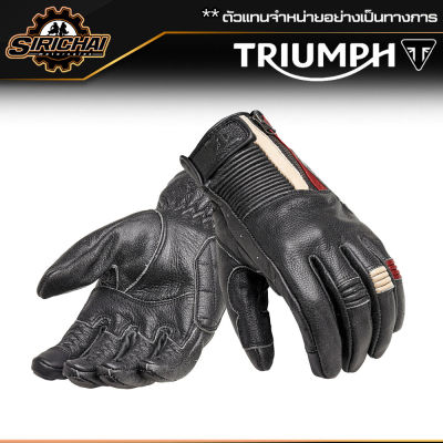 ถุงมือมอเตอร์ไซค์ ถุงมือ Triumph MGVS17322 สินค้าลิขสิทธิ์แท้ 100% ✅🔥