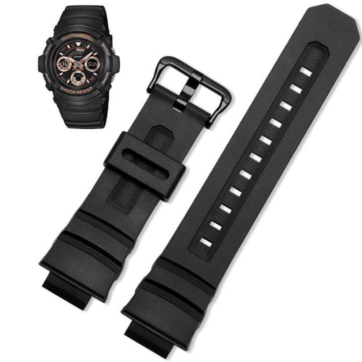 High Grade Rubber Watch Band Strap for Casio GShock AW591 590/5230/282B AWGM100/101 G7700