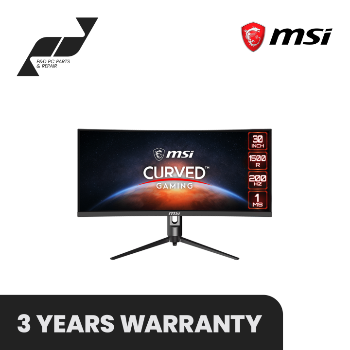 MSI Optix MAG301CR2 30-Inch 2560 x 1080 WFHD 200Hz Curved Gaming ...