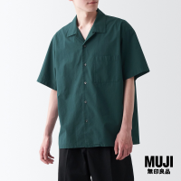มูจิ เสื้อเชิ้ตแขนสั้นสัมผัสเย็นสบาย ผู้ชาย - MUJI Cool Touch Short Sleeve Shirt