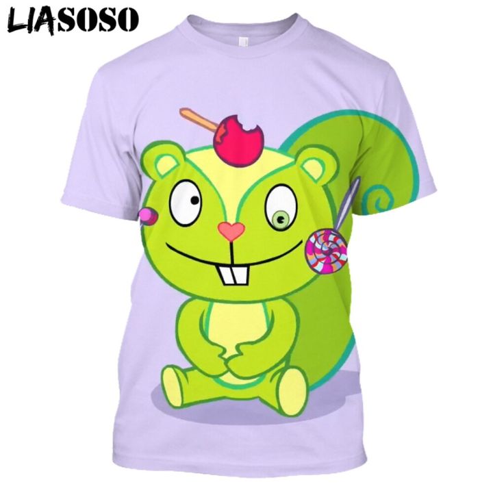 liasoso-ใหม่-harajuku-สไตล์เสื้อ-tees-ผู้ชายผู้หญิงลำลองเสื้อยืดอะนิเมะ-happy-tree-friends-3d-พิมพ์เสื้อแบรนด์เสื้อผ้า-a138