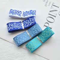 125mm Blue and White Porcelain Design Gift Packaging Belt Ribbon Tapes for Wedding Party Christmas Decors DIY Gifts Wrapping Gift Wrapping  Bags