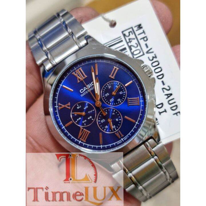 Casio Mtp-V300d-2a Men's Silver | Lazada PH