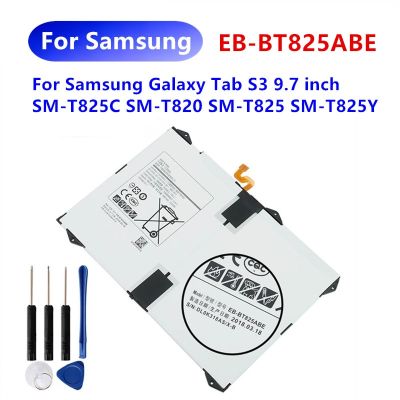 แบตเตอรี่  Samsung Galaxy Tab S3 9.7 inch SM-T825C T820 T825 Battery Original For Samsung Battery EB-BT825ABE +เครื่องมือฟรี รับประกัน 3 เดือน