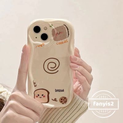 เคสโทรศัพท์มือถือ แบบนิ่ม ลายการ์ตูนขนมปังปิ้ง สําหรับ iPhone 14 13 12 X XR Xs 8 7 6 6s 2020