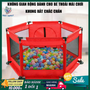 Nhà bóng Mini, quây cũi cho bé, khung thép không gỉ chịu lực cực tốt