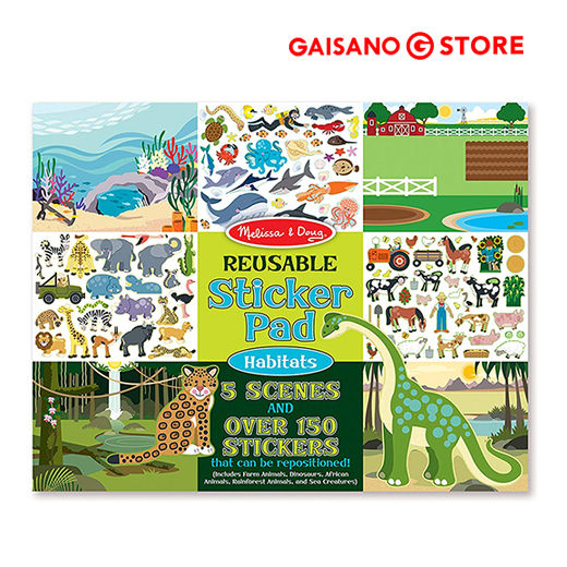 Melissa & Doug Reusable Sticker Pad - Habitats | Lazada PH