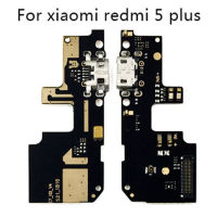 USB สายแผงวงจรเคเบิลแบบยืดหยุ่นช่องเสียบชาร์จ Mengecas สำหรับ Xiaomi Redmi 5 Plus Penyambung สายเคเบิ้ล Mikroflex