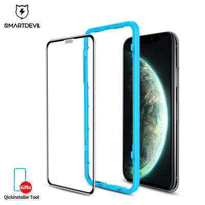 SmartDevil ฟิล์มกระจกiphone 11 Tempered glass film iPhone 11 iPhone 14 Pro Max 13 Pro max 12 11 Pro Max iPhone X XS XSMax XR ใสและดำ screen protector