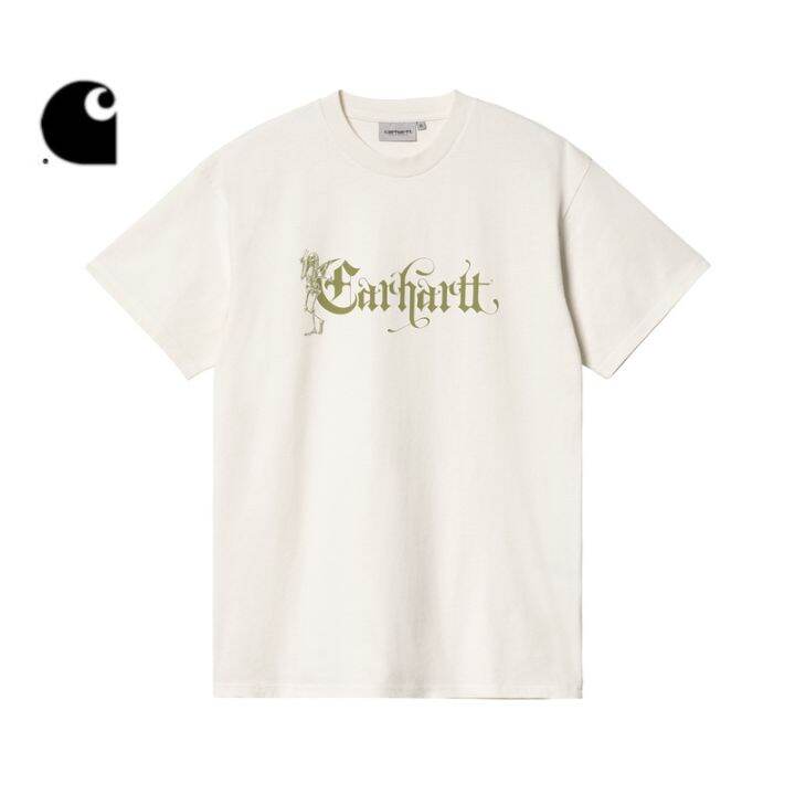 lemon-carhartt-พร้อมส่ง-เสื้อยืดแขนสั้น-พิมพ์ลายสเก็ตบอร์ด-สไตล์วินเทจ-แฟชั่นฤดูใบไม้ผลิ-ฤดูร้อน-สําหรับผู้ชาย