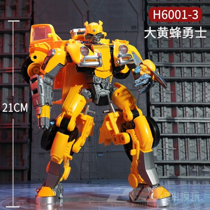 การเปลี่ยนแปลงของเล่นผึ้งสีเหลือง-bmb-h6001-3รูปการกระทำเสียรูปหุ่นยนต์ล้อแม็กรุ่นต่อสู้ด้วงรถภาพยนตร์ตัวละครของขวัญ