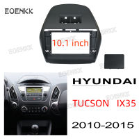 Honxun 9นิ้ว ชุดติดตั้งบนบอร์ด หน้ากากวิทยุ 2din android กรอบวิทยุ สำหรับ HYUNDAI TUCSON IX35 2010-2015