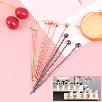 10Pcs Fork Party Buffet Decor Fruit Desserts Food Cocktail Sandwich Fork Stick Swizzle Sticks for Bar Party