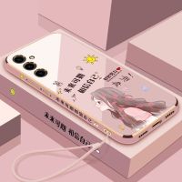 【Ready】? A54 mle A54 5G protective scone case A50 -clive i-f gala soft she A545g creative personali sma origal ah sga female sg cute cartoon