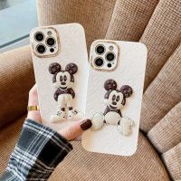 เคสไอโฟน Case iPhone13 มิกกี้สเตอริโอสีขาว ความหรูหรา สำหรับ IPhone13/IPhone 13PRO/IPhone 13PRO Max