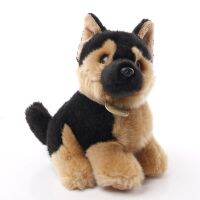 ○﹊☬ Toys Dog Plush German Shepherd Dog Wolfdog Funny Sitting Shepherd Dog Model Doll Toys For Children Birthday Christmas Gift