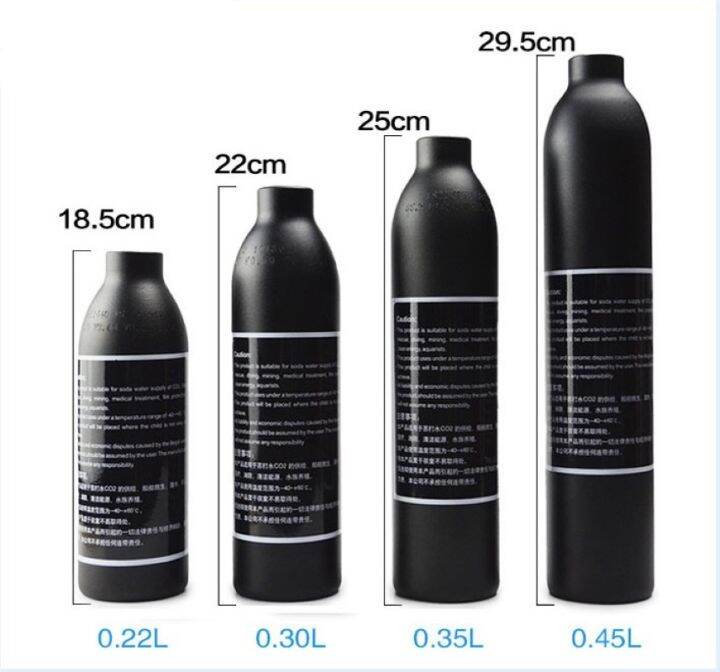 4500Psi Paintball Cylinder Aluminum CO2 Air Tank (Empty) Safety