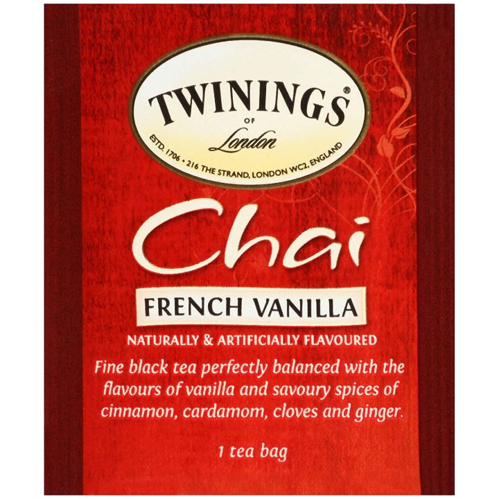 twinings-french-vanilla-chai-black-tea-ชาทไวนิงส์-ชาชัยอินเดียรสวานิลลาฝรั่งเศส-แบบกล่อง-20-ซอง-ชาอังกฤษนำเข้าจากต่างประเทศ