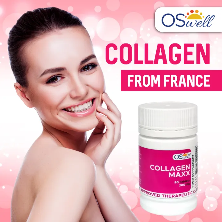 Oswell Collagen Max With Vitamin C 90 Tablets Skin Whitening Moisturize Glowing Skin Removes Pimples Acne And Wrinkles Anti Ageing Healthy Skin Lazada Ph