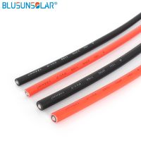 BULSUNSOLAR10m/roll Solar Cable wire 1500V 4mm2/ 6mm2(12/10AWG) PV Cabel red and black cable XLPE jacket With TUV Approval