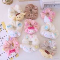 Acf Sweet Sanrio Melody Kuromi Hello Kitty Scrunchies เชือกรัดผมผมตุ๊กตาห่วงรองผมเครื่องประดับผมสำหรับผู้หญิง