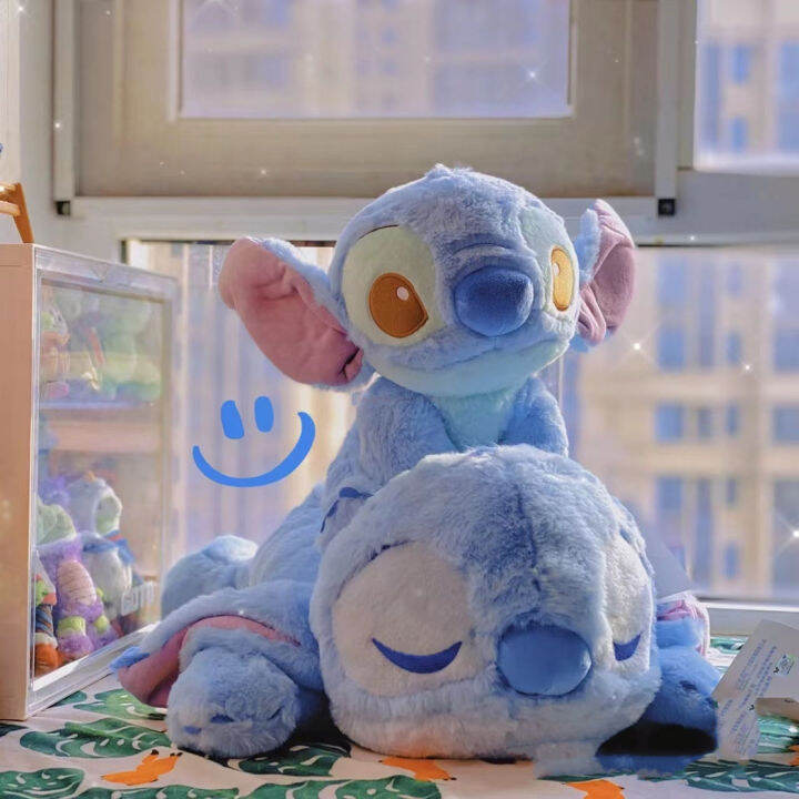 ตุ๊กตาของเล่นกำมะหยี่ยัดไส้-lilo-stitch-น่ารักรถลายการ์ตูนของขวัญวันเกิดเด็กหญิงตุ๊กตาสัตว์ของเล่นเด็กหมอนเบาะโซฟา