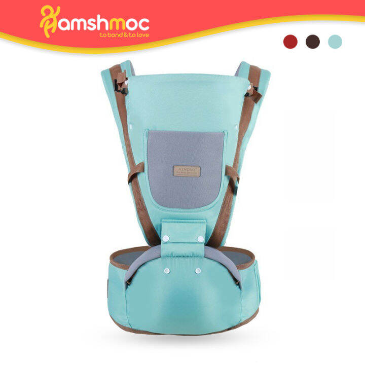 hamshmoc-ergonomic-2ใน1ทารกแรกเกิด-carrier-ทารกเด็กกระเป๋าเป้สะพายหลัง-hipseat-ด้านหน้า-kangaroo-ผ้าพันตัวเด็กที่ถอดออกได้สำหรับเดินทางทารก0-36เดือน