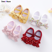 New princess shoes baby shoes ins baby shoes bow single shoes soft soled