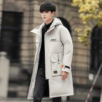 [COD] Mens duck down jacket mid-length 2021 winter new style casual warm thickened mens fashion