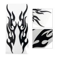 ┋ Universal DIY Flame Vinyl Decal Sticker Waterproof For Car Motorcycle Gas Tank Waterproof Motorcycle Flame Sticker Kit Decals