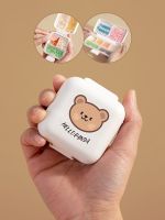 The new MUJI Portable Pill Box Small Portable Mini Take Three Meals a Day Seven Days Elderly Pill Box Pill Storage Box