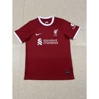 卍 2324 New Men Liverpool Home Football Jersey Top Red Short Sleeve Jerset Football Soccer Jersey Shirt Size S-XXL Liverpool Men Jersey Tops