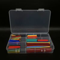 164pcs/box Heat shrink tube kit Insulation Sleeving termoretractil Polyolefin Shrinking Assorted Heat Shrink Tubing Wire Cable