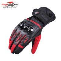 【CW】Pro Biker Winter Warm Motorcycle Gloves Guantes Moto Raing Motocross All Finger Protection 100% Waterproof Luvas Motociclista