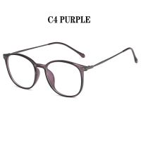 College Style Ladies Fashion TR90 Glasses Frame Anti-blue Round Eyeglasses Women