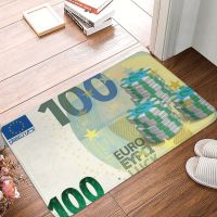 ♞❣❉ Lucky 100 Euro European Union Note Doormat Rug Carpet Mat Footpad Bath Mat Non-slip Toilet Balcony Parlor Water oil proof