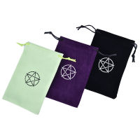 FOO?[Ready Stock] 115*180 Velvet Pentagram Tarot Storage Bag Board Game Card Drawstring Package