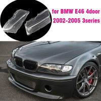 ปกสำหรับ BMW เลนส์ไฟหน้าหน้ารถ E46 3 2002-2005 318I 320I 323I 325I 330I ใสโป๊ะอัตโนมัติ