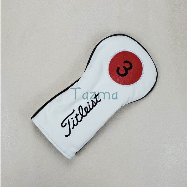 titleist-branded-golf-club-driver-fairway-woods-headcover-letter-number-embroidery-sports-golf-club-accessories-equipment