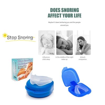【hot】◐ Anti Snoring Corrector Device Stop Snore Prevention Clip Tray Sleeping Aid Mouthguard Apnea Solution