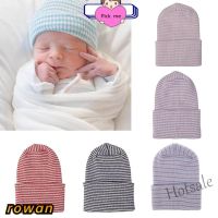 【hot sale】№ C05 ROW Toddler Kids Baby Boy Girl Hat Soft Beanie Hat Infant Striped Fetal Hat Nursery Cap Headwrap Outdoor Cotton Newborn Hospital Cap white/gray/light purple