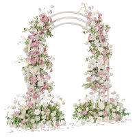 UNHO ซุ้มแต่งงาน White Wedding Arch Stand ซุ้มงานแต่ง ประกอบได้อย่างรวดเร็ว Metal Backdrop Garden Arch Frame ซุ้มจัดสวน โครงซุ้มแต่งงาน