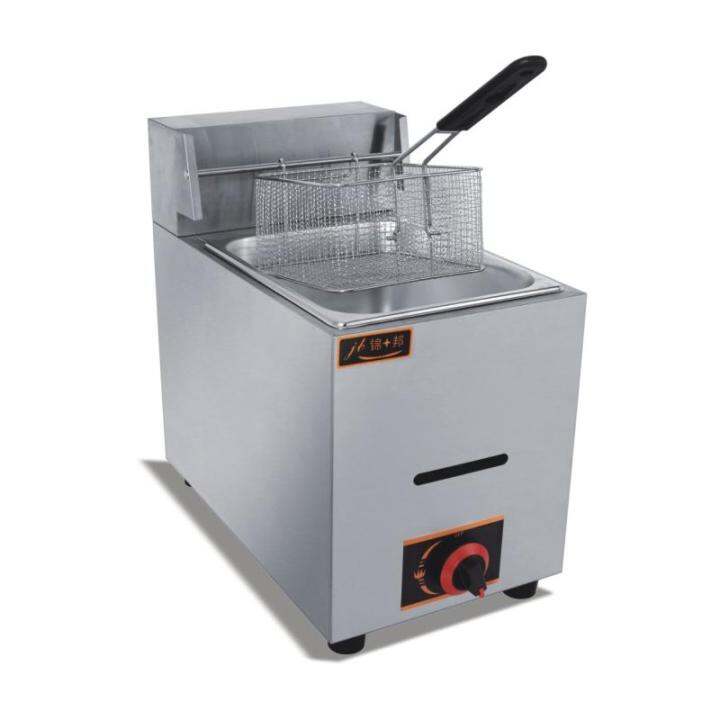 Jinbang JBZL71 6L LPG gas deep fryer single tank single basket fried