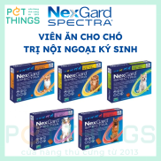 NexGard Spectra Viên Ăn Trị Nội Ngoại Ký Sinh Trùng Cho Chó ve rận, giun