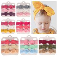 【hot sale】❈ C05 3Pcs/Set Baby Headband Bunny Ear Elastic Headbands For Girls Bows Infant Kids Turban Baby Hair Accessories