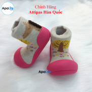 Attipas Giraffe - Fuchsia AT053 - Giày tập đi cho bé trai bé gái từ 3