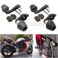 Motorcycle Black &amp; Carbon Frame Sliders Crash Falling Protection For Yamaha YZF-R1 YZFR1 YZF R1 2009- 2014 2010 2011 2012 2013